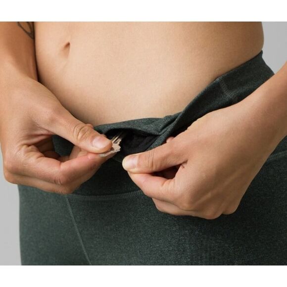 PrAna Pillar 7/8 Leggings in Jadeite Heather Size Large - Picture 5 of 8